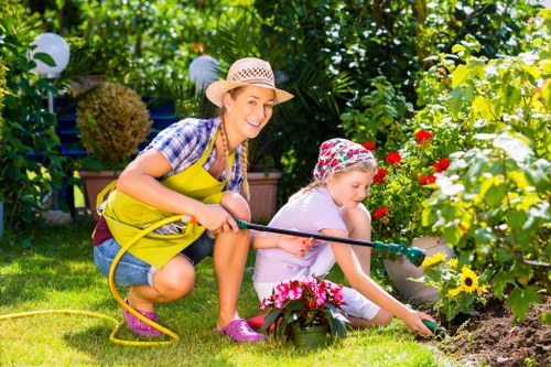 Lush and vibrant Colindale garden maintained with care